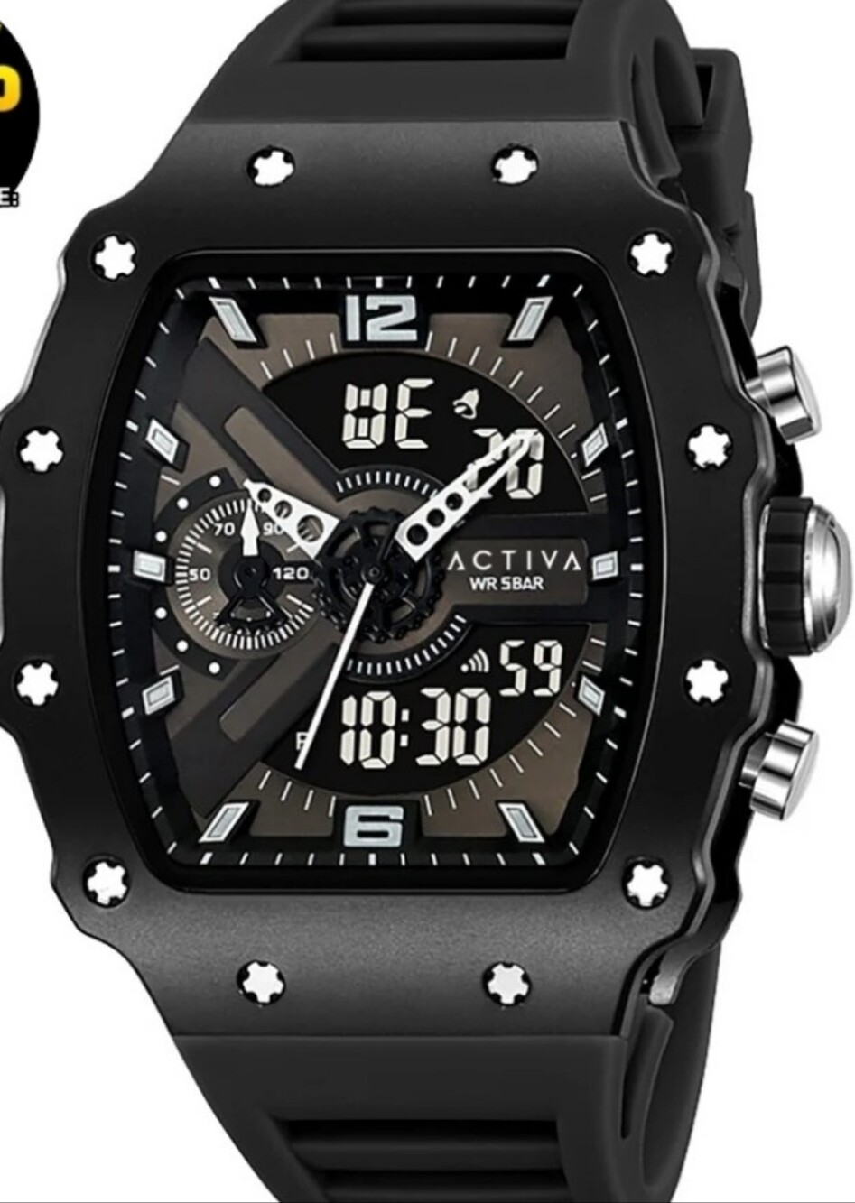 NWT Activa Invicta Men's Digital Chronograph Multi Function Watch  ACW-2398-005
